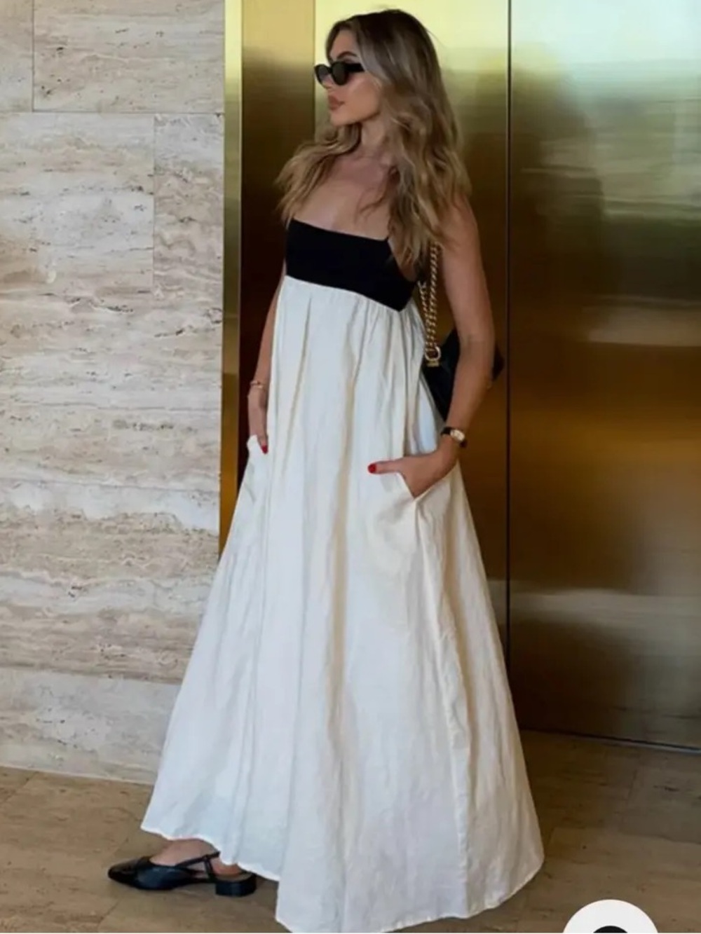 Dish Elena Linen Maxi Dress